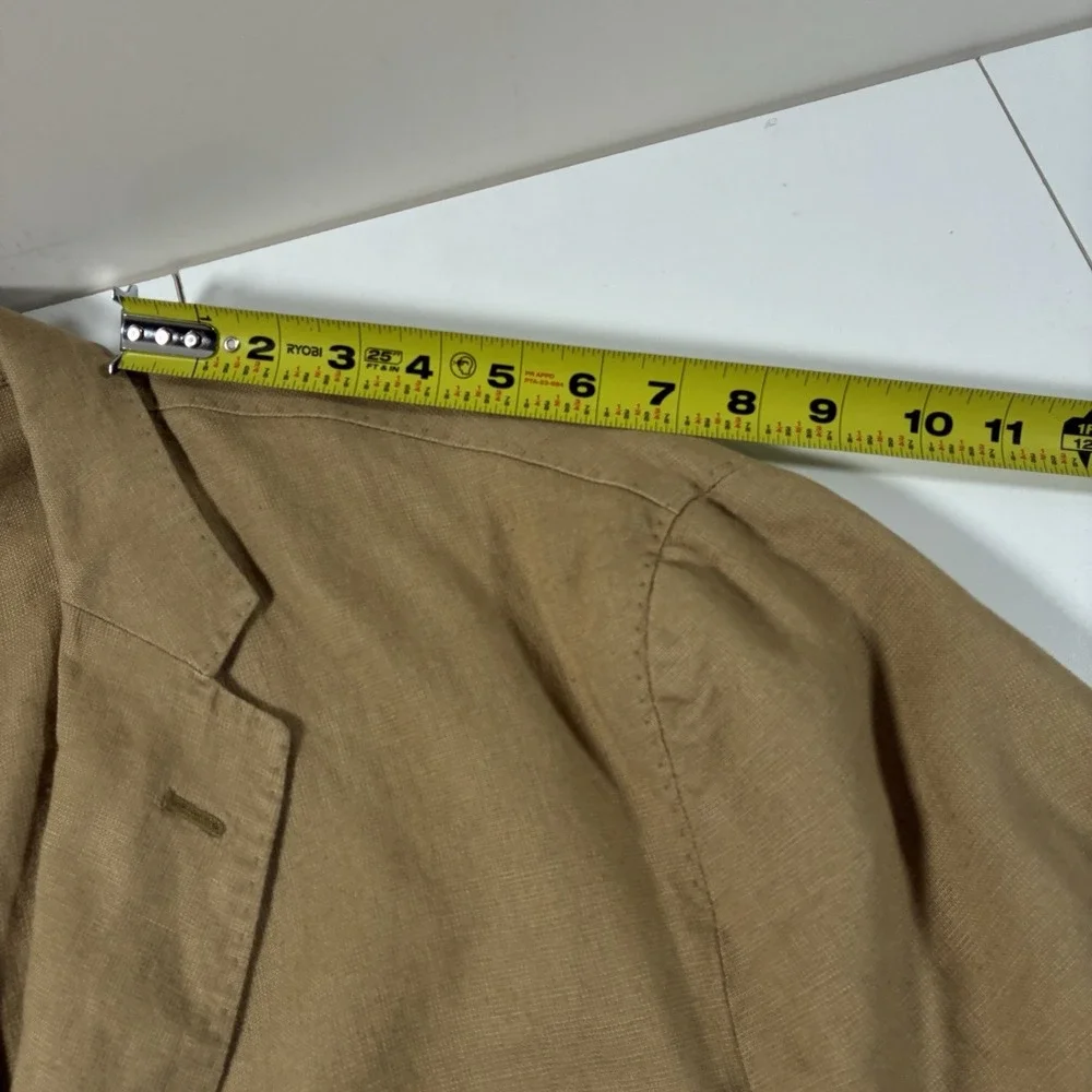 Johnston & Murphy Blazer XL 52 Linen Blend Unstructured Chore Barn Coat‎